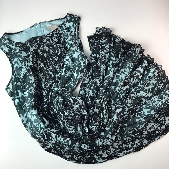 Banana Republic Dress Blue Black Sleeveless size 2 - Picture 8 of 14